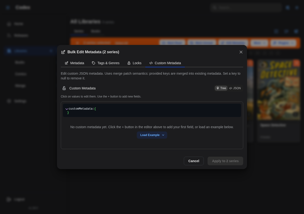 Bulk Metadata, Custom