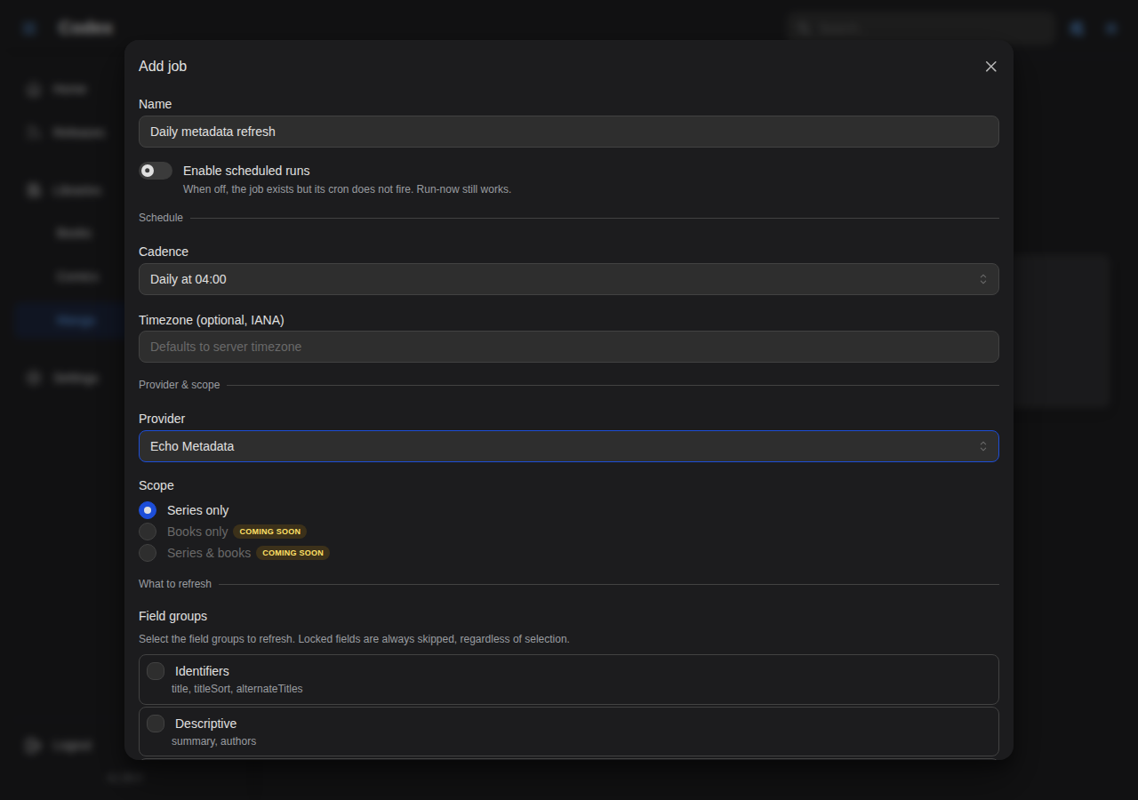 Job Editor, Filled