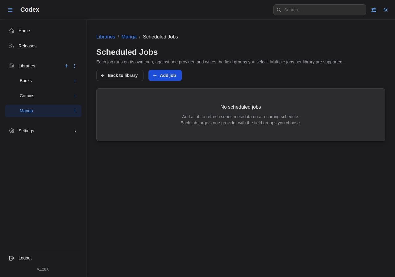 Scheduled Jobs, Empty