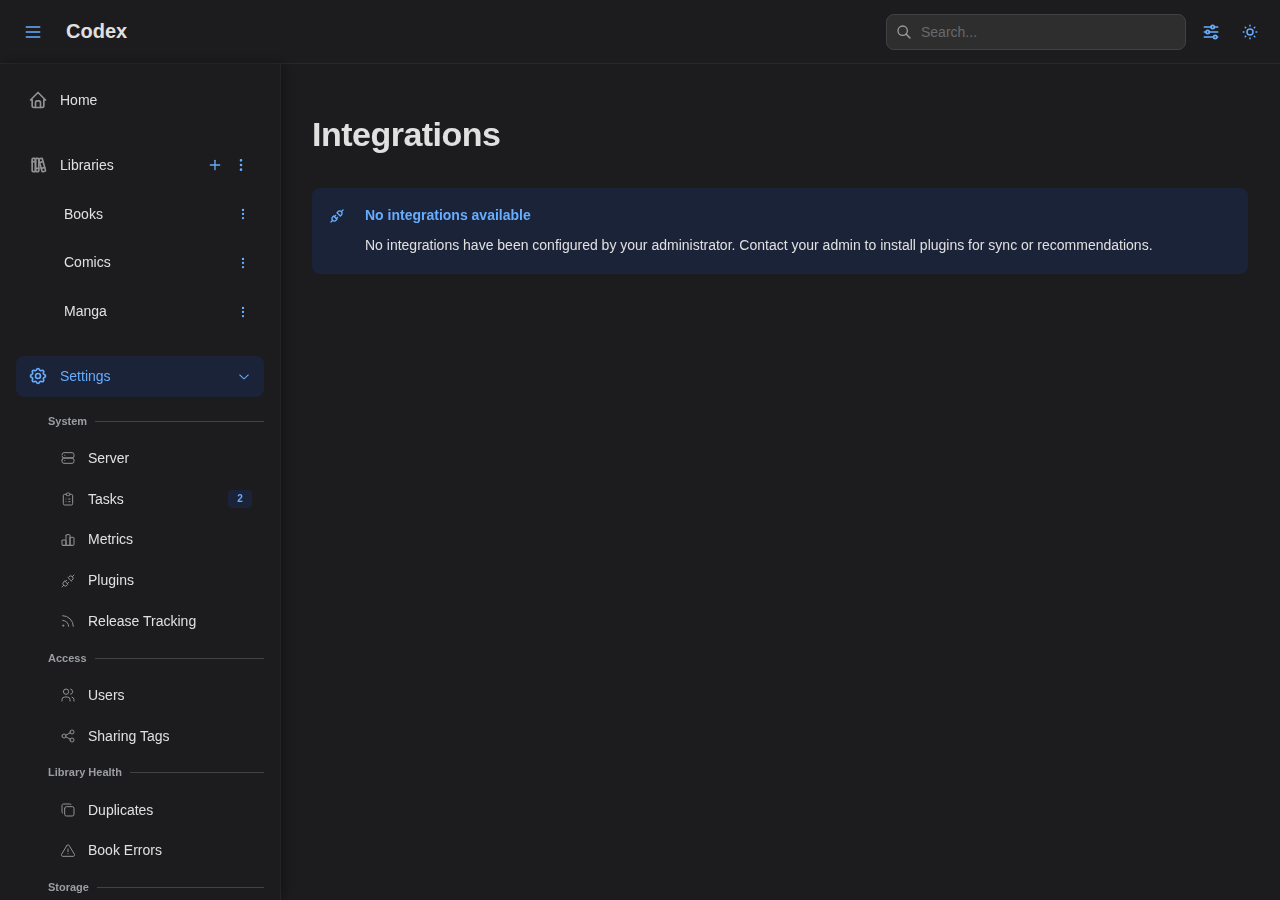 User Integrations