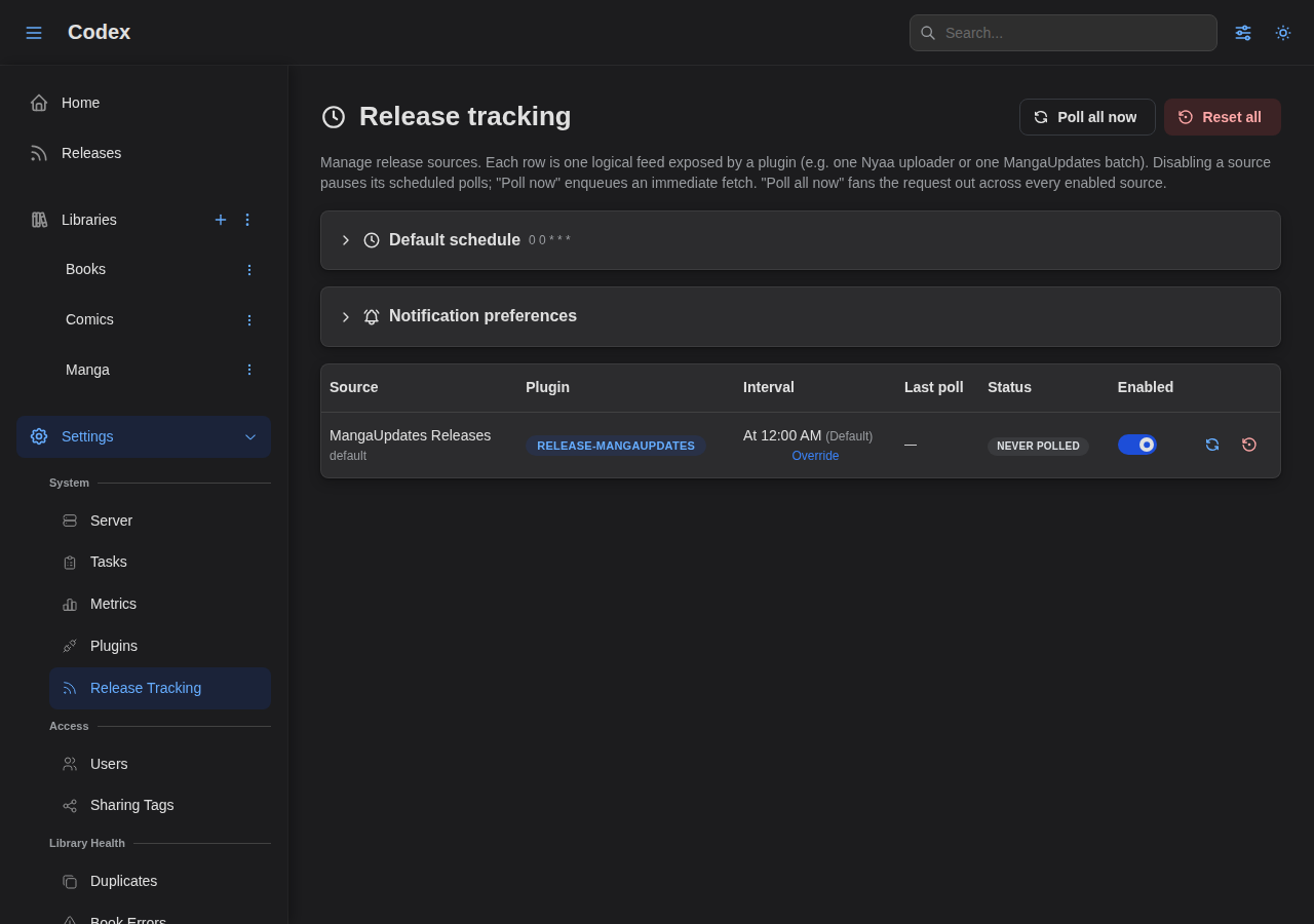 Release Tracking, Overview